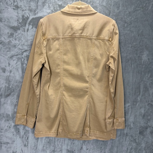 Liverpool Women’s Med Cornstalk Zip Button Snap Utility Cargo Jacket - Picture 11 of 11